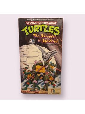 Teenage Mutant Ninja Turtles “The Shredder is Splintered” VHS
